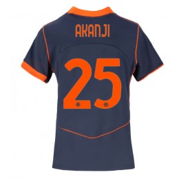 Inter Milan Manuel Akanji #25 Derde tenue Dames 2025-26 Korte Mouw